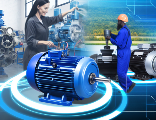 Moderne elektriske motorer driver industrien