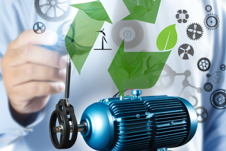 Elektromotoren drijven duurzame industrieën aan