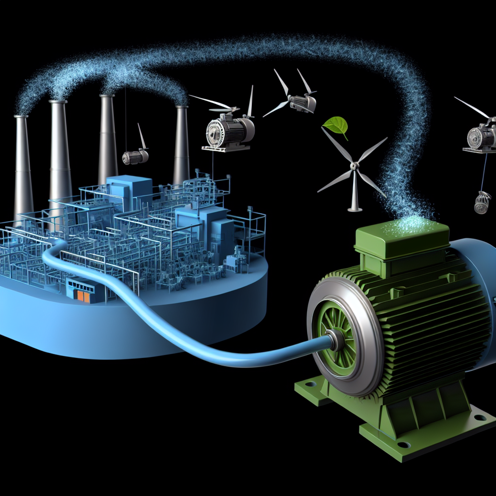 Elektromotoren treiben die nachhaltige Industrie an